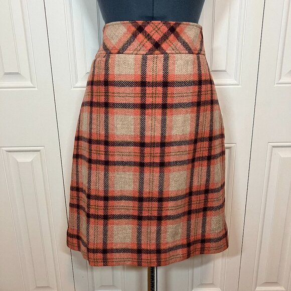 .LL. Bean Favorite Fit Wool Blend Skirt Sz 16 - Picture 1 of 6
